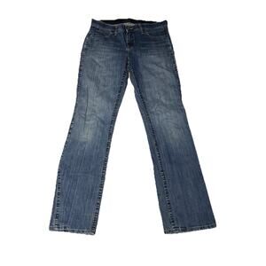 Wrangler Jeans Womens 7 / 8 X 34 Blue Denim Q Baby Bootcut Mid Rise Western